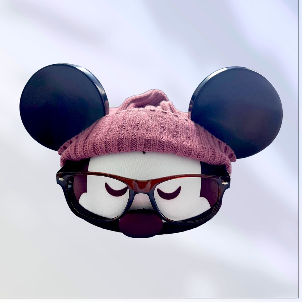 Disney parks jerrod maruyama limited release Mickey hipster ears - NEW